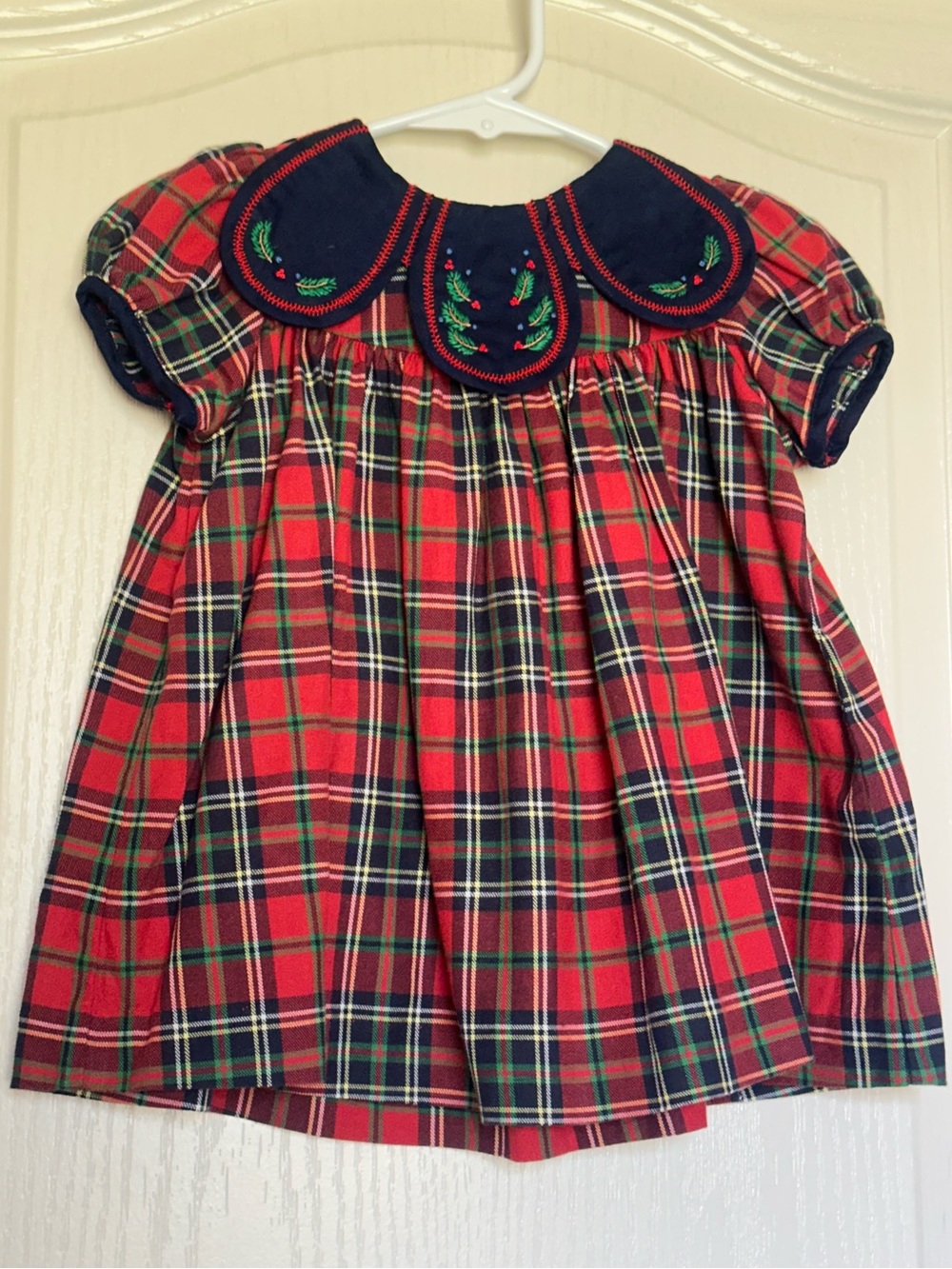 Sophie & Lucas Plaid Holiday Dress Set 12M